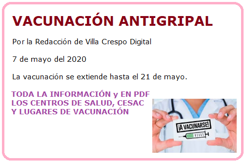 VACUNACION ANTIGRIPAL
